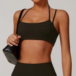 Womens Sexy Backless Yoga Sport Bra