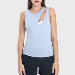 New Style Summer Sleeveless Hollowed Sexy Casual Sports Tank Top